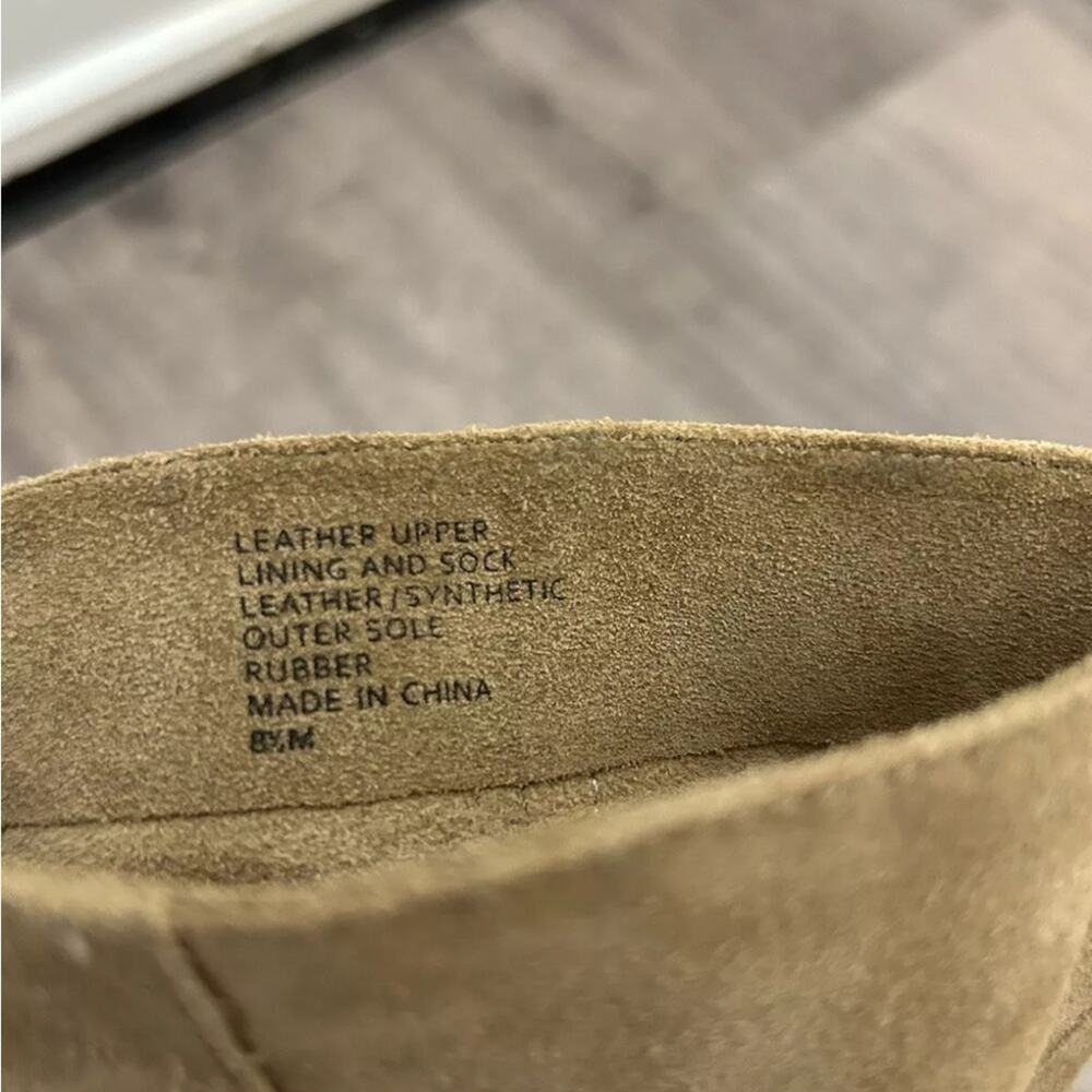 🔥🔥FIRE SALE 🔥🔥Banana Republic suede high heel nude slouchy boot - Picture 7 of 9